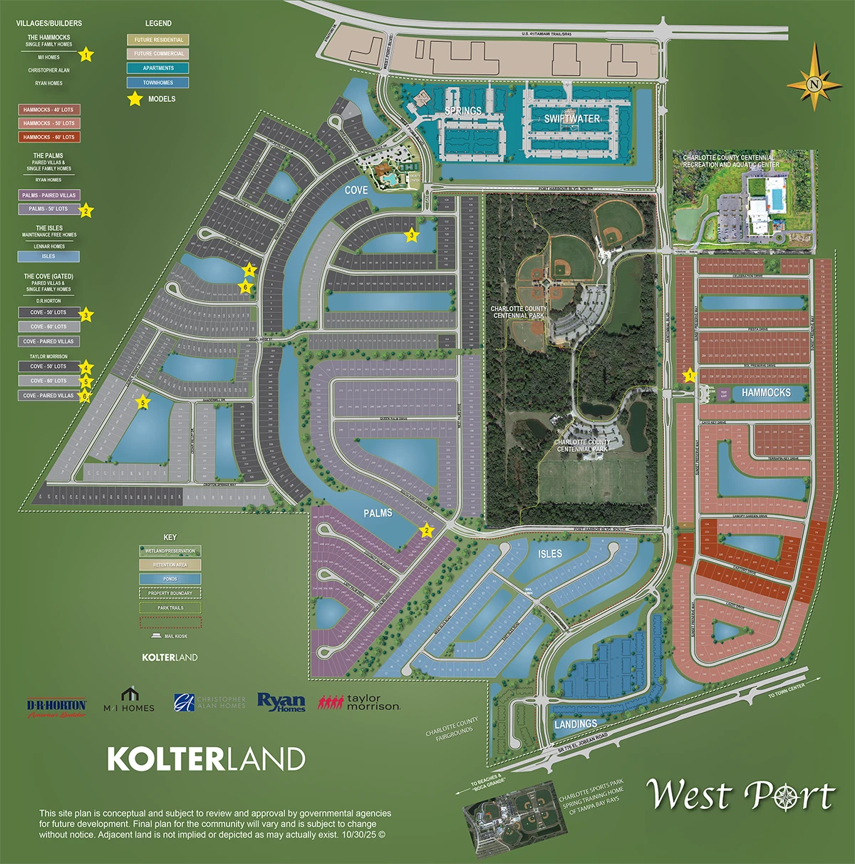 West Port Site Plan Port Charlotte Fl